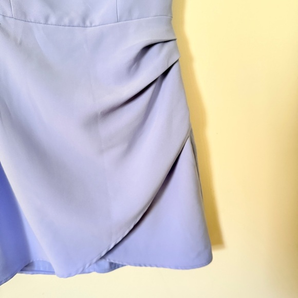 New NBD x Naven Lavender One Shoulder Draped Mini Dress Size Small - Picture 4 of 8